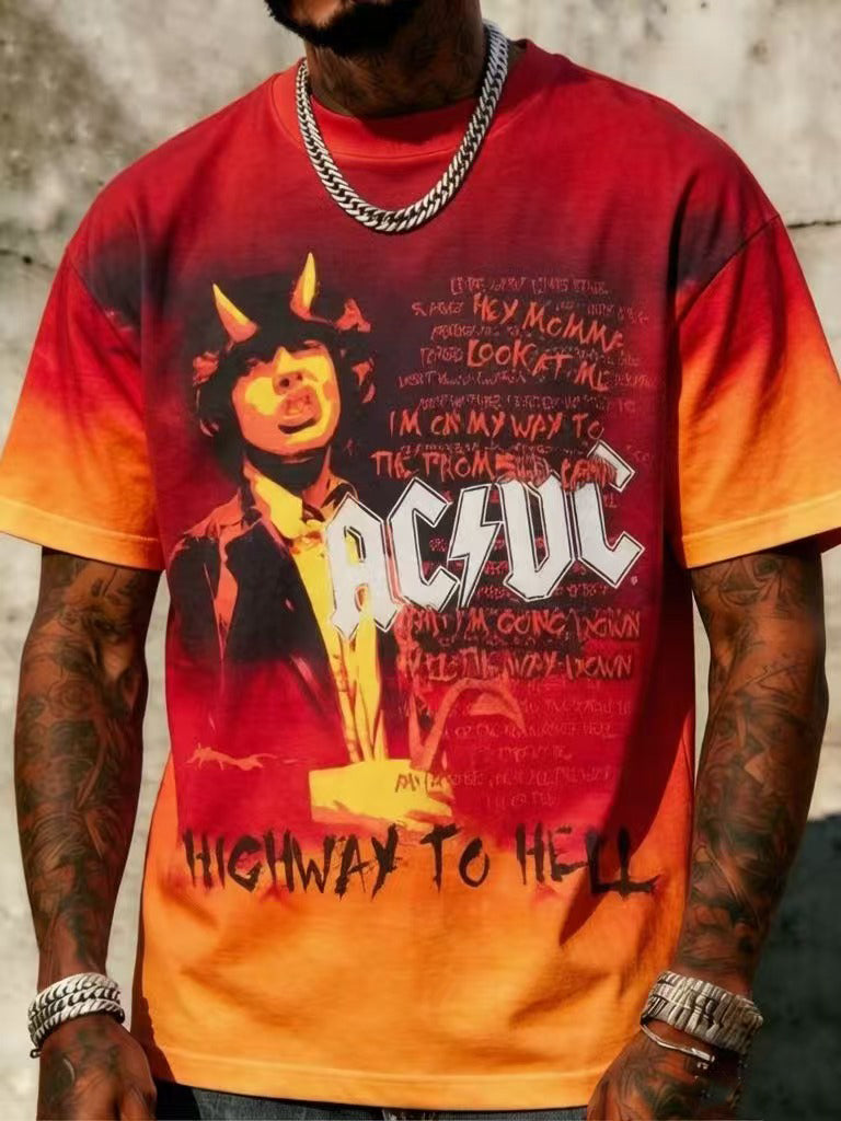 Men's ACDC Fans Print T-Shirt