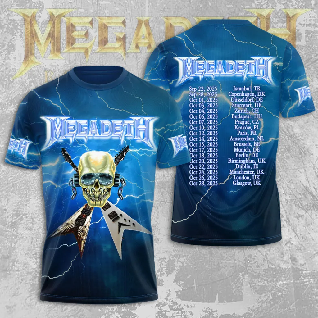 Men's American Thrash Metal Band Short-Sleeve T-Shirt