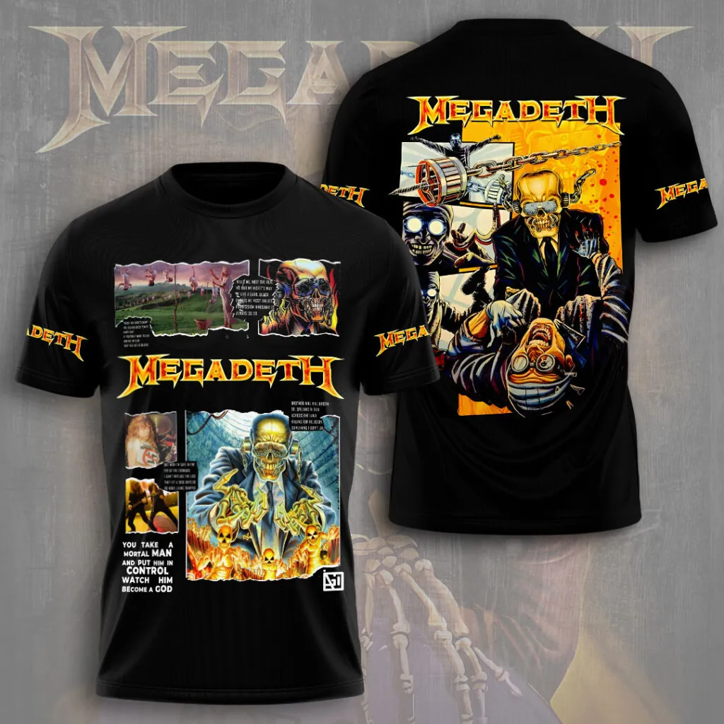 Men's American Thrash Metal Band Short-Sleeve T-Shirt