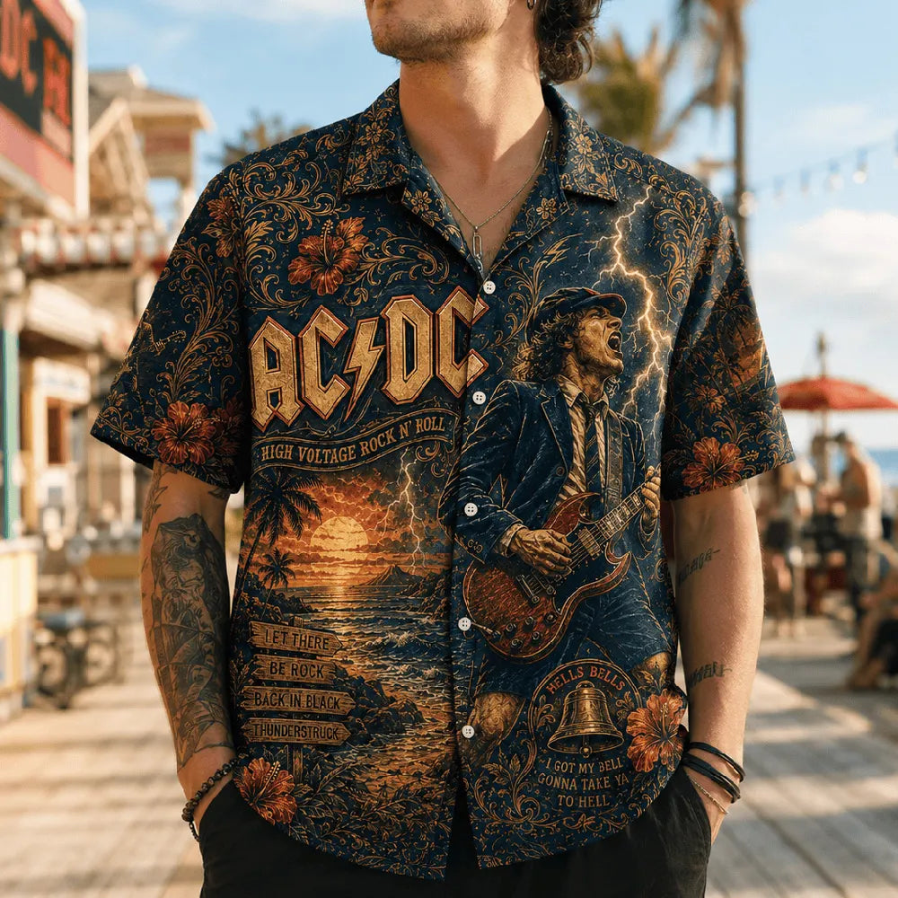 Vintage AC/DC Rock Band Fan Shirt