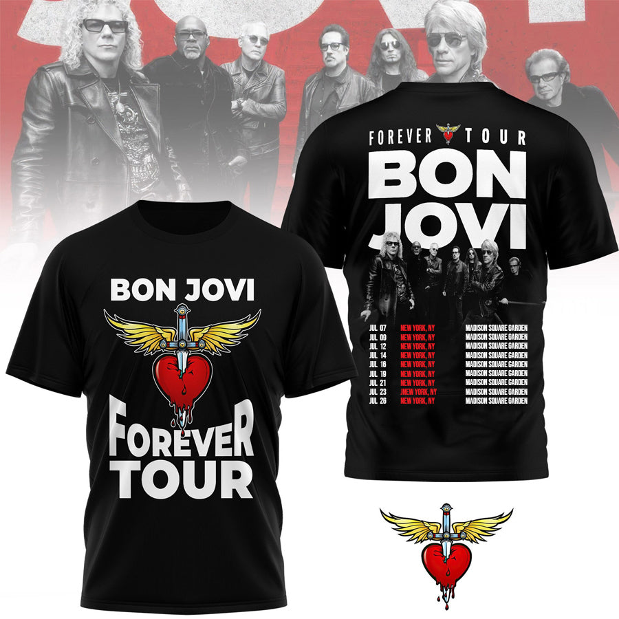 Bon Jovi Fan Retro T-Shirt