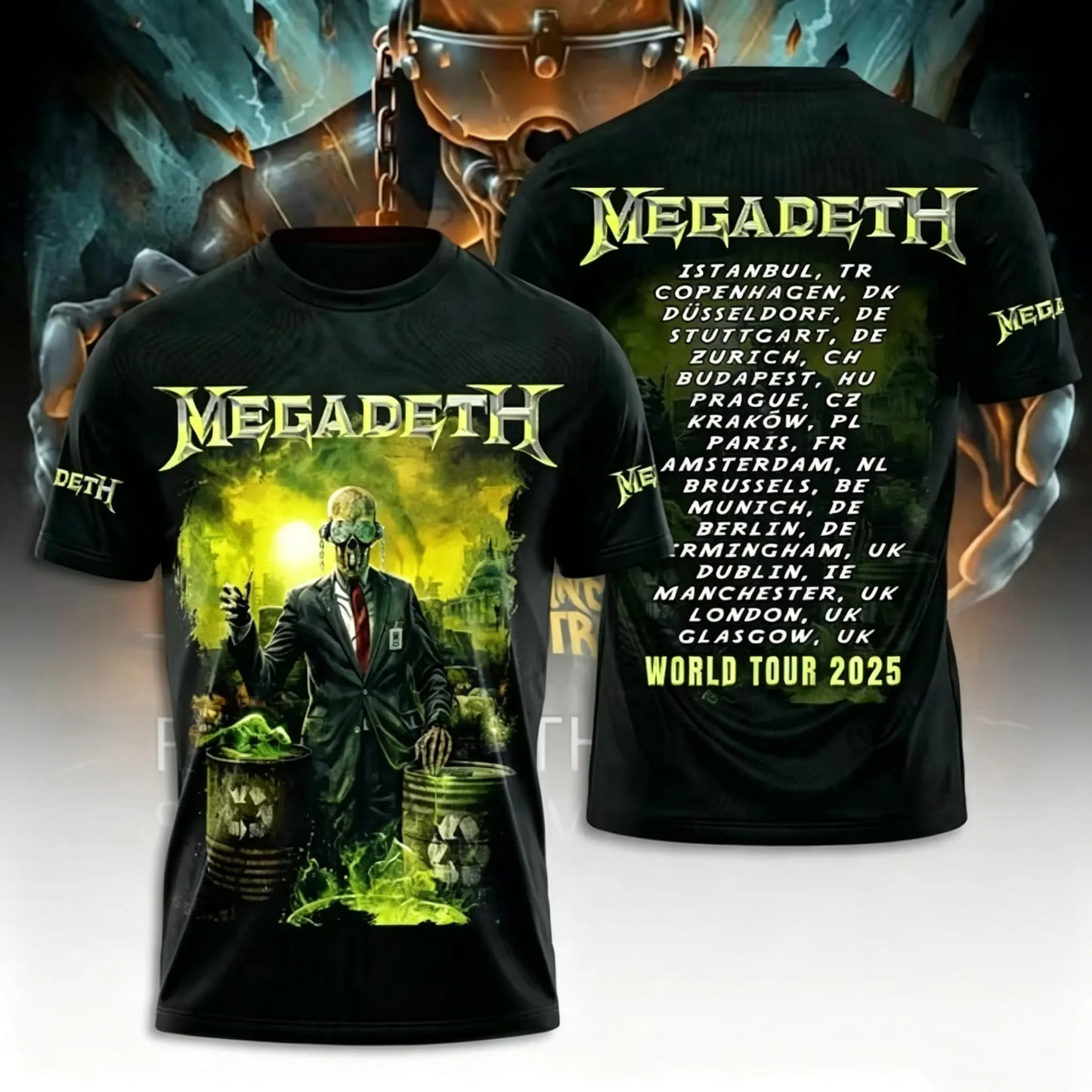 Men's American Thrash Metal Band Short-Sleeve T-Shirt