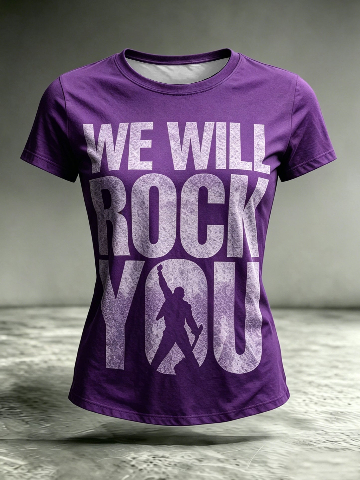 Women's Music-Print Casual Top