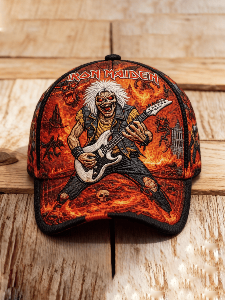 Unisex England Heavy Metal Band 2026 Tour Print Baseball Cap