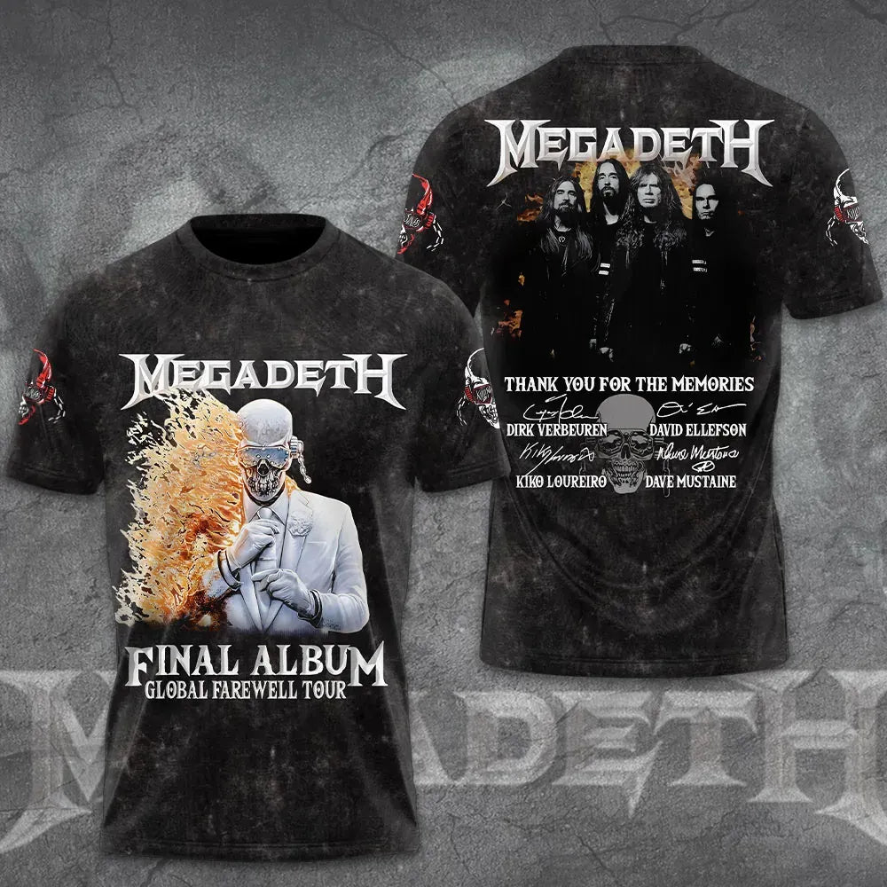 Men's American Thrash Metal Band Short-Sleeve T-Shirt