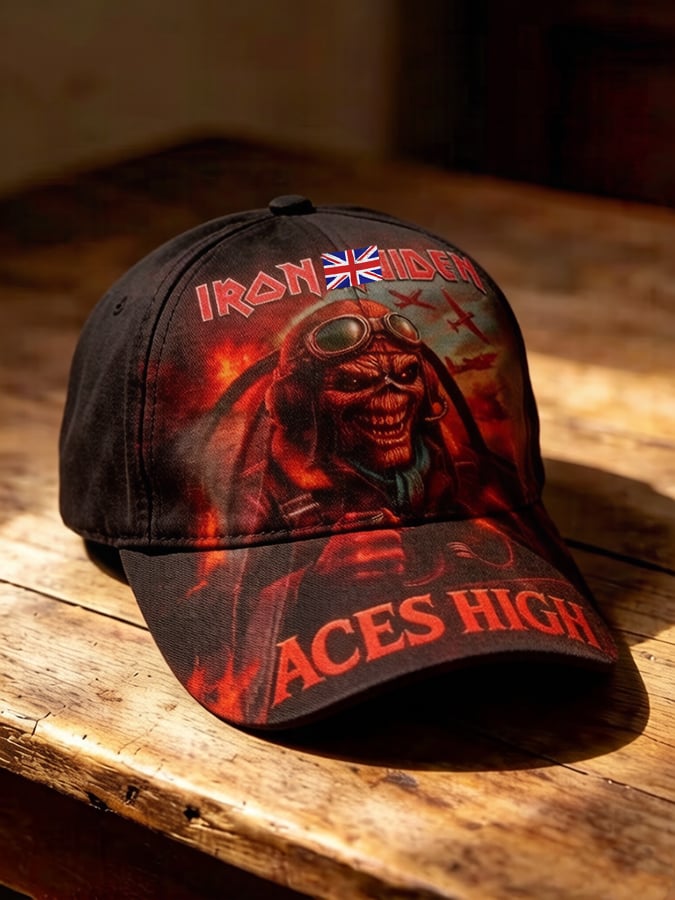 Unisex England Heavy Metal Band 2026 Tour Print Baseball Cap