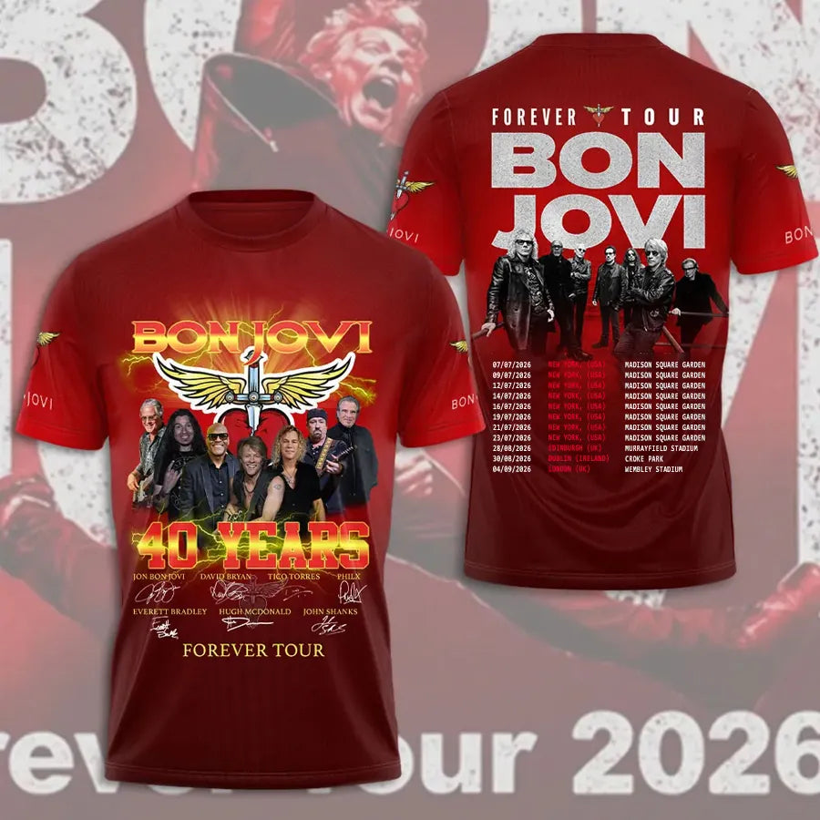 Bon Jovi Fan Retro T-Shirt
