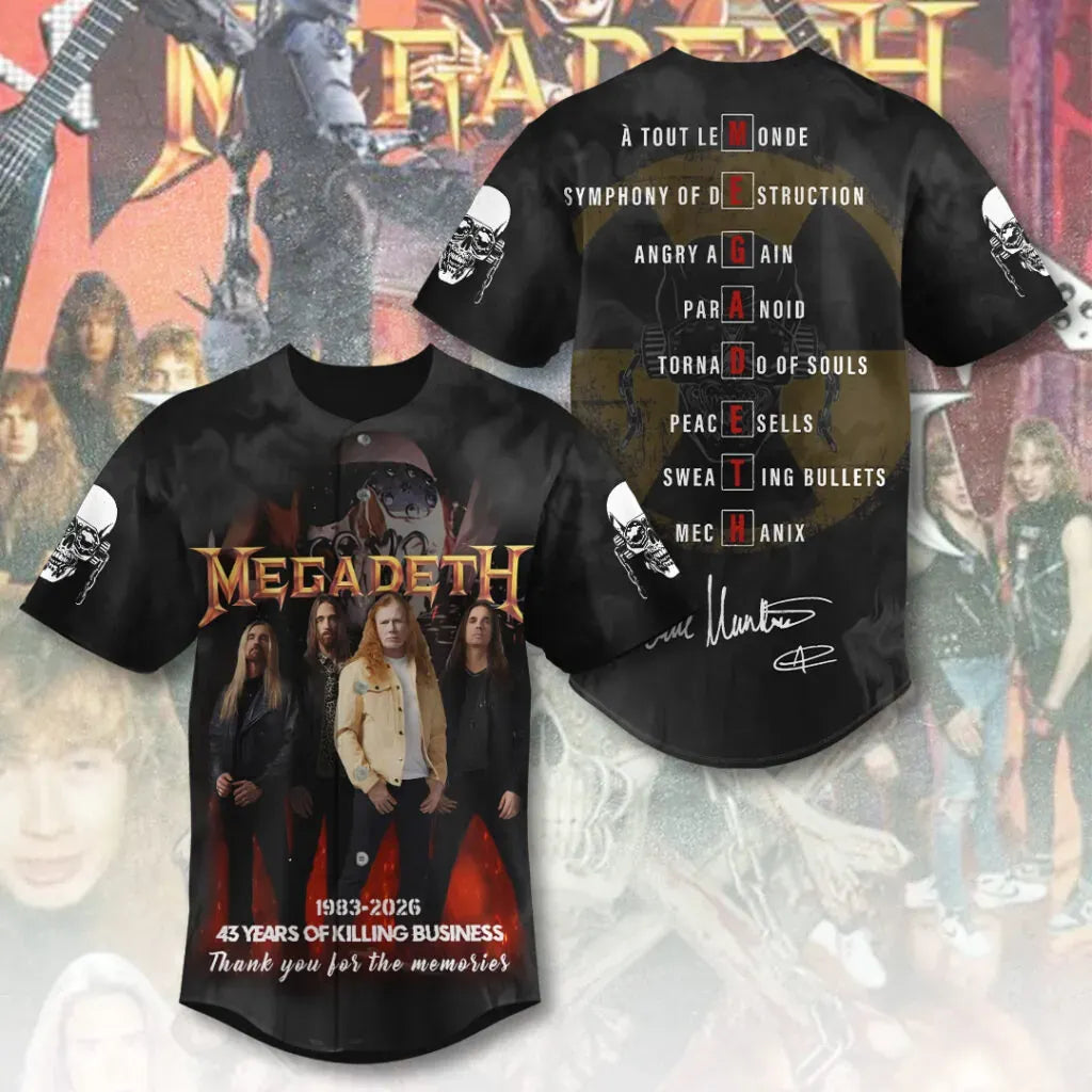 Men's American Thrash Metal Band Short-Sleeve T-Shirt