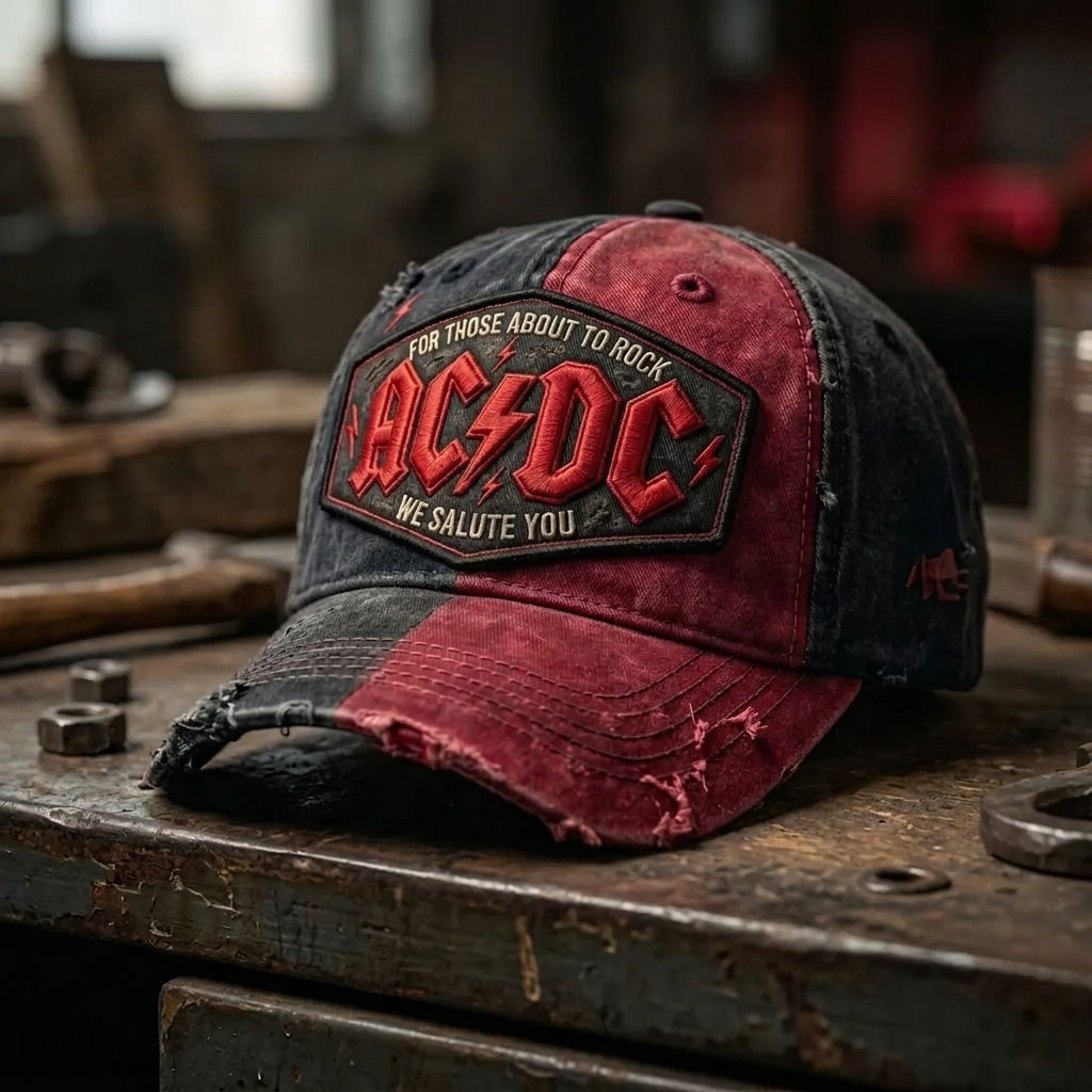 Vintage AC/DC Rock Band Fan Hat
