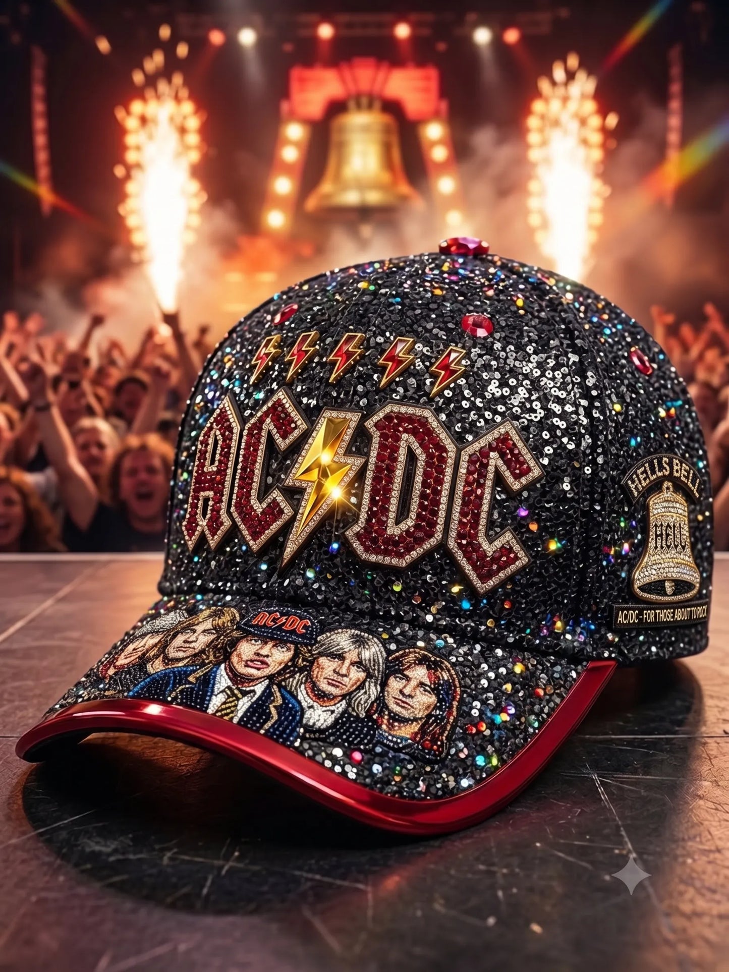 Vintage AC/DC Rock Band Fan Hat