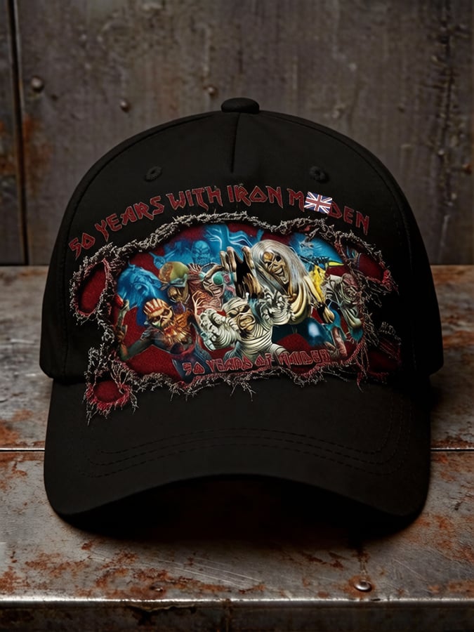 Unisex England Heavy Metal Band 2026 Tour Print Baseball Cap