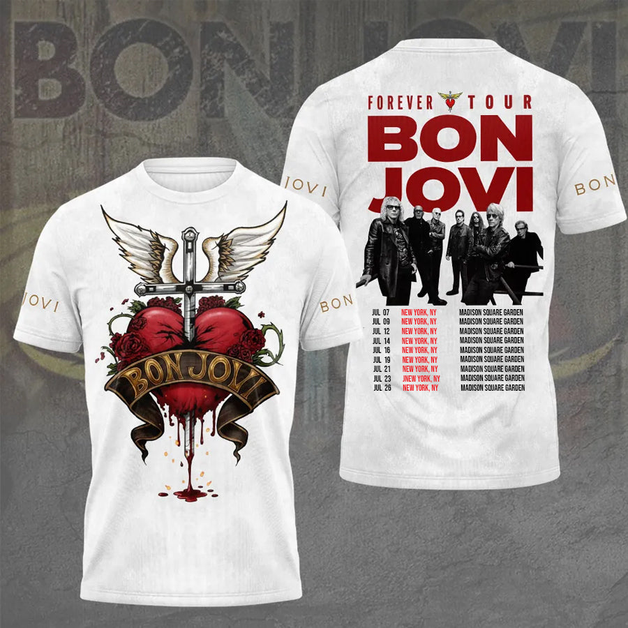 Bon Jovi Fan Retro T-Shirt