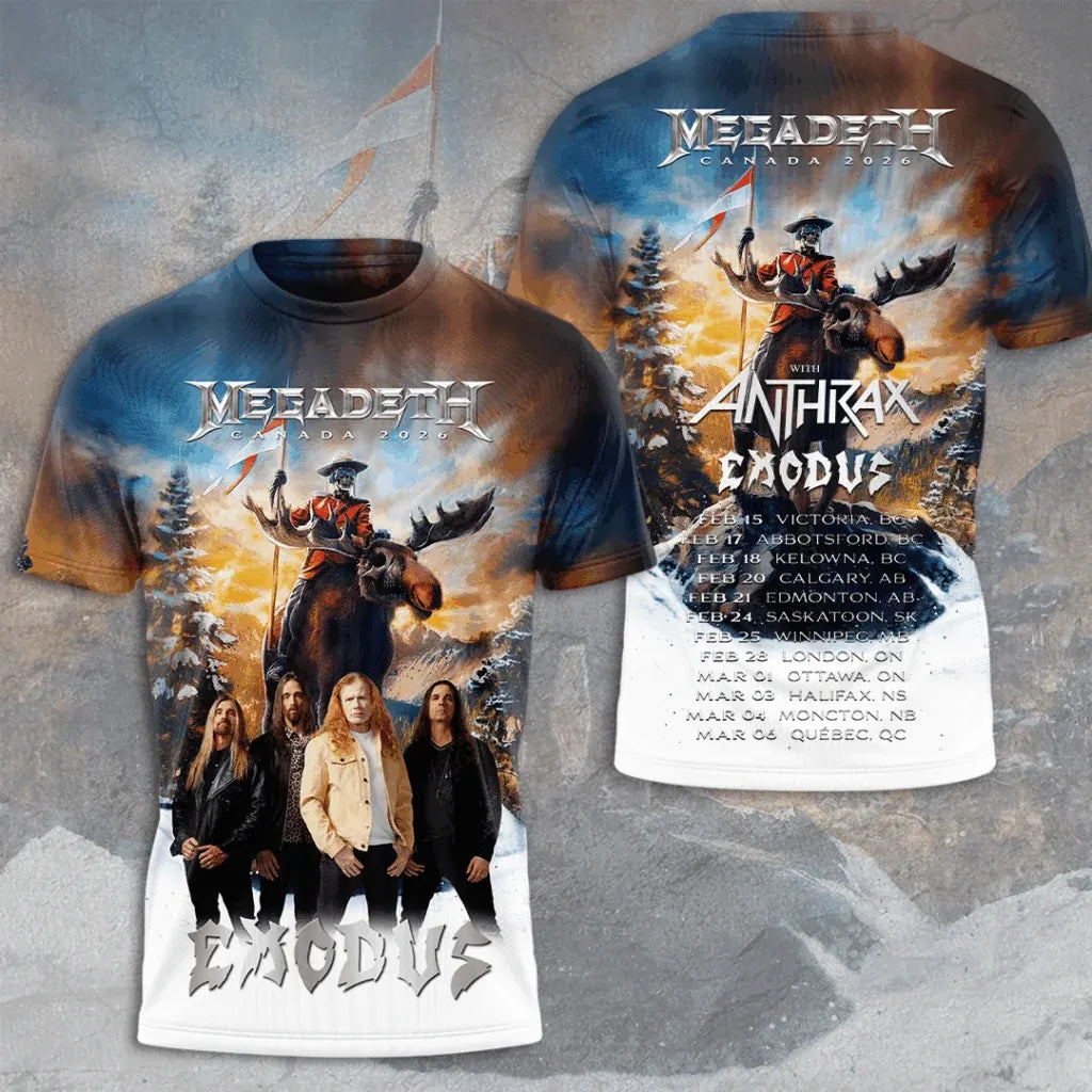Men's American Thrash Metal Band Short-Sleeve T-Shirt