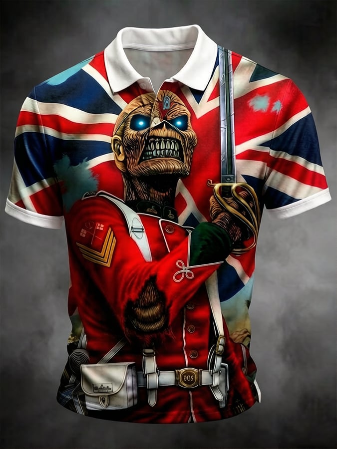 Men's Iron Maiden Tour Short-Sleeve Printed Polo Shirt