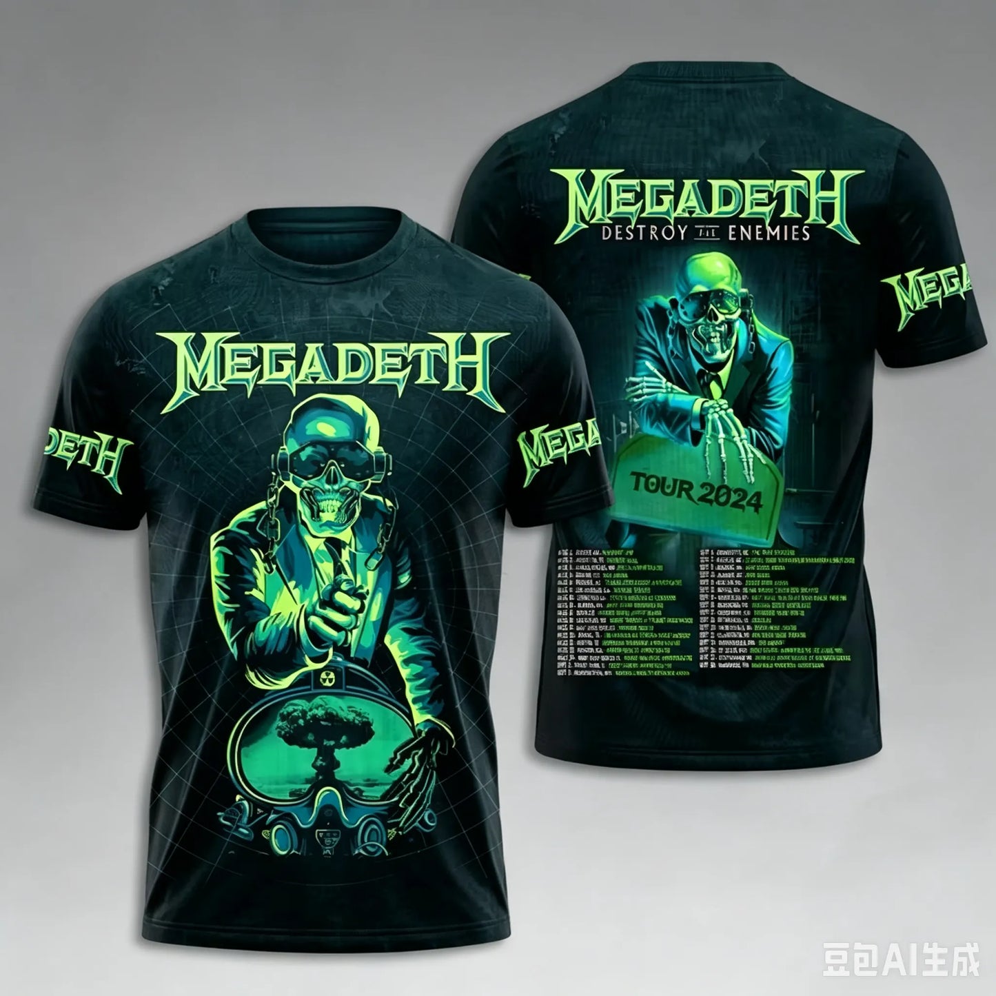 Men's American Thrash Metal Band Short-Sleeve T-Shirt