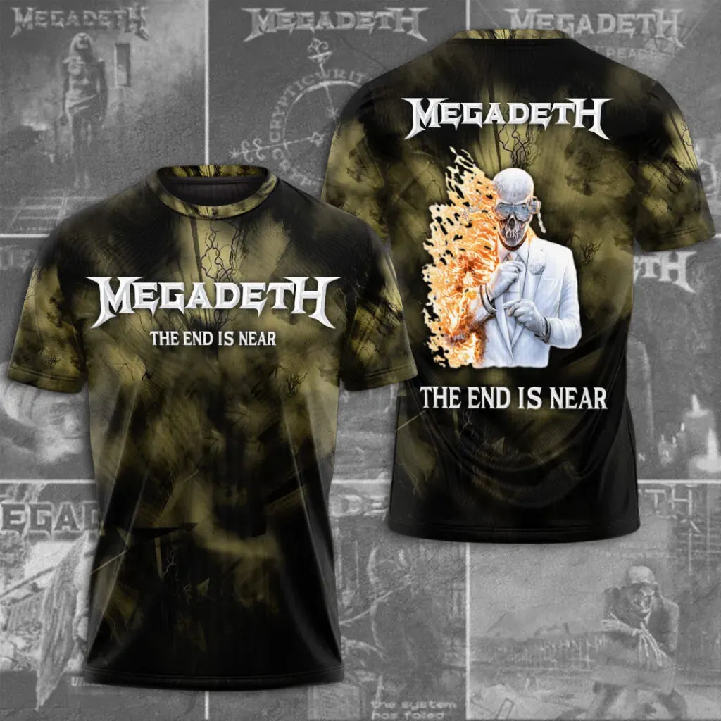 Men's American Thrash Metal Band Short-Sleeve T-Shirt