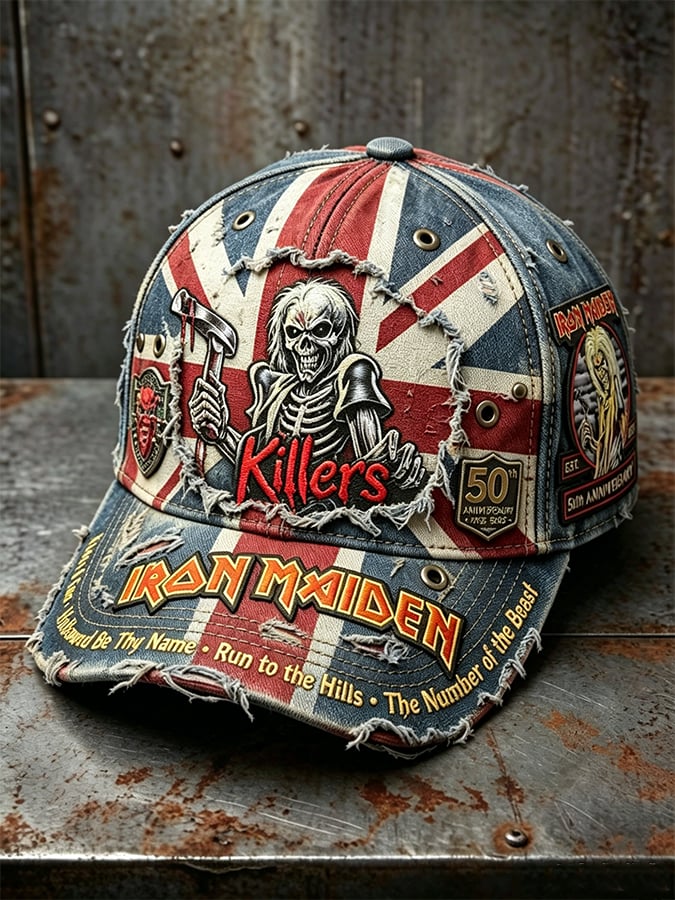 Unisex England Heavy Metal Band 2026 Tour Print Baseball Cap