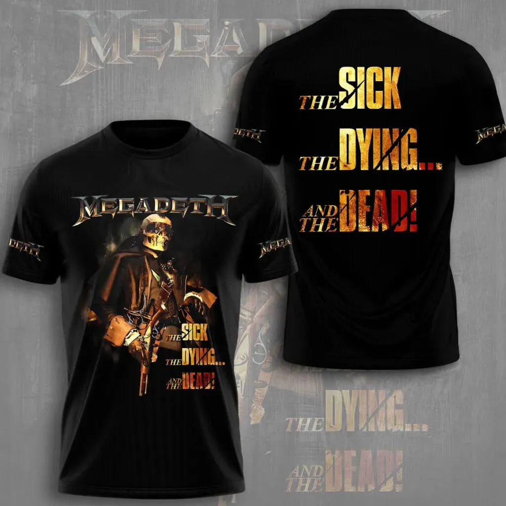 Men's American Thrash Metal Band Short-Sleeve T-Shirt