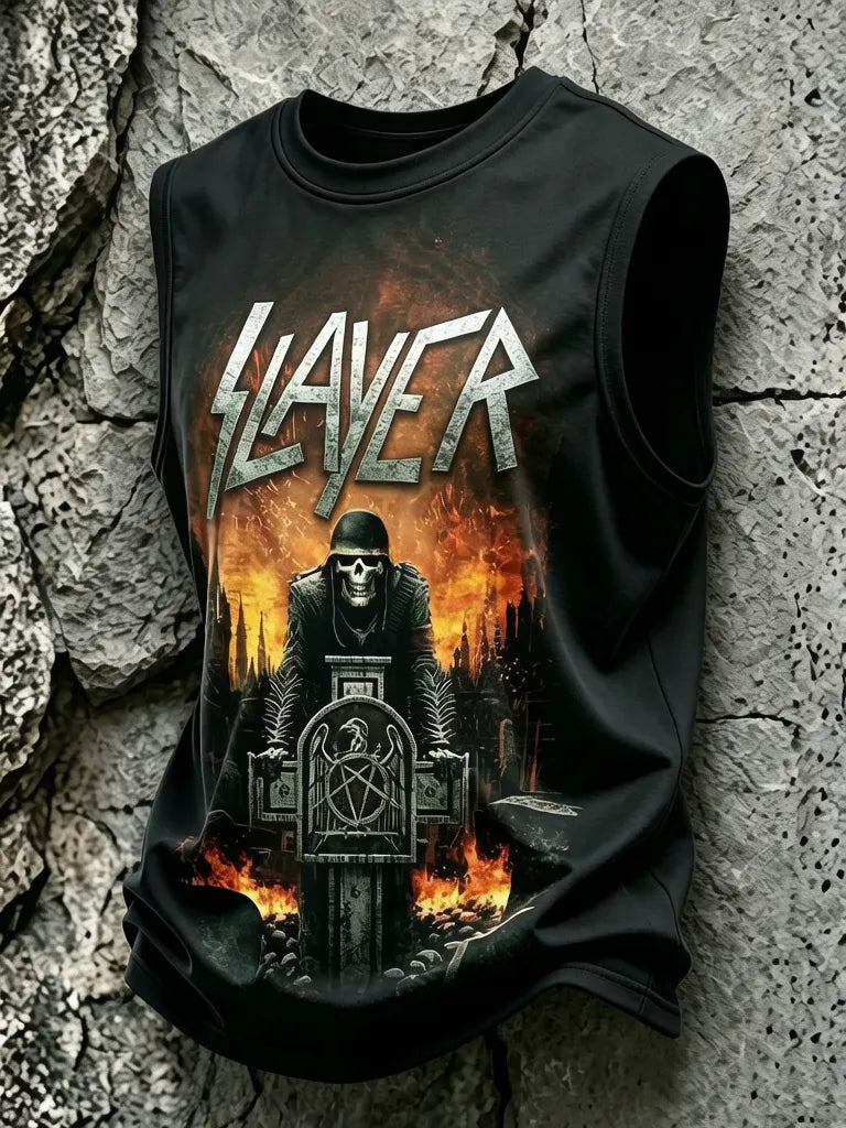 Men's Slayer Fans Print Tank Top