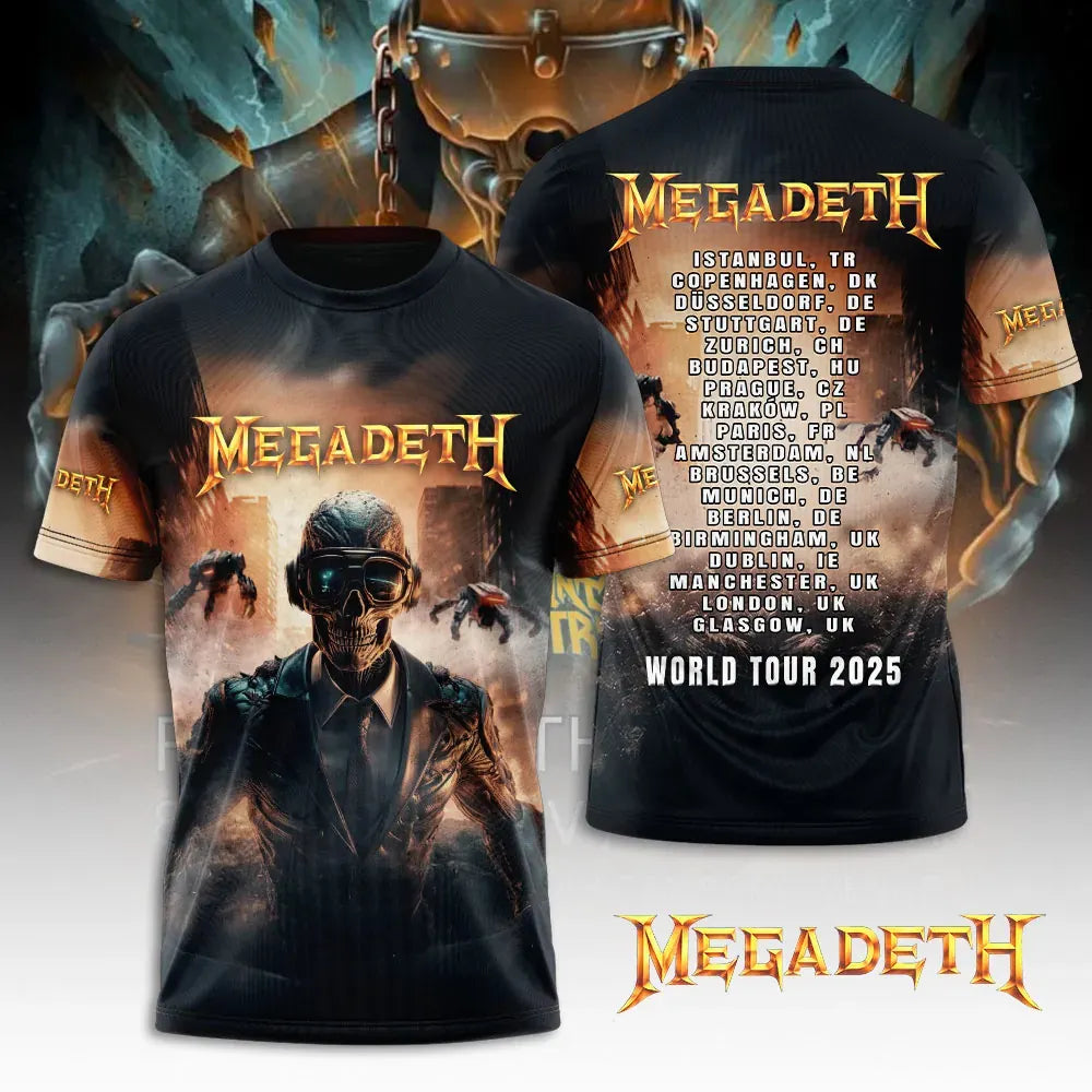 Men's American Thrash Metal Band Short-Sleeve T-Shirt