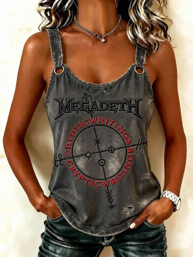Women's American Thrash Metal Band Sleeveless Fan Vest