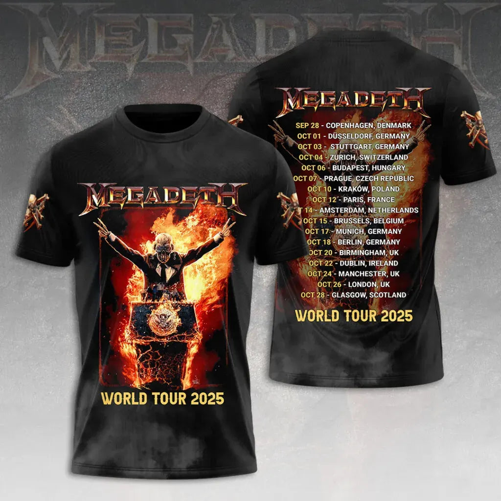 Men's American Thrash Metal Band Short-Sleeve T-Shirt