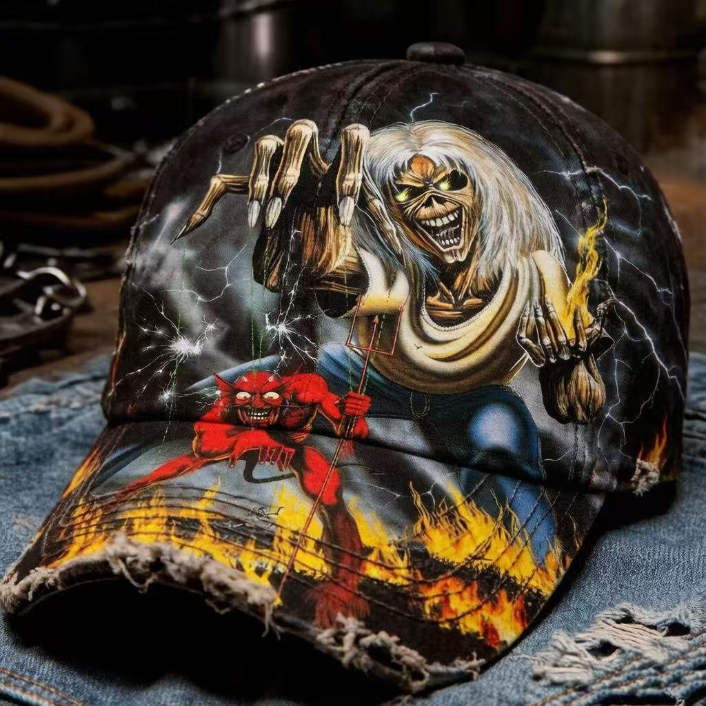 Unisex England Heavy Metal Band 2026 Tour Print Baseball Cap