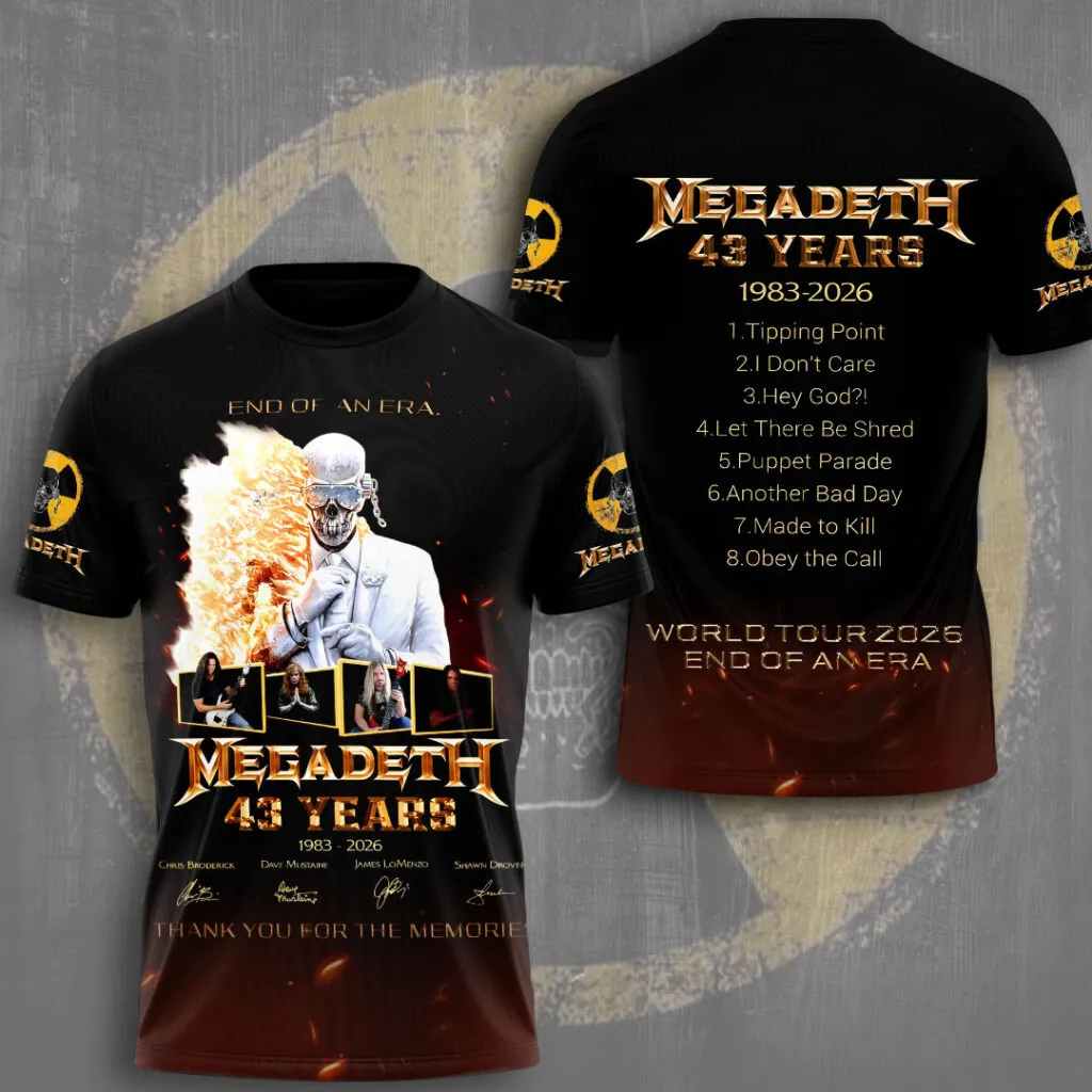 Men's American Thrash Metal Band Short-Sleeve T-Shirt