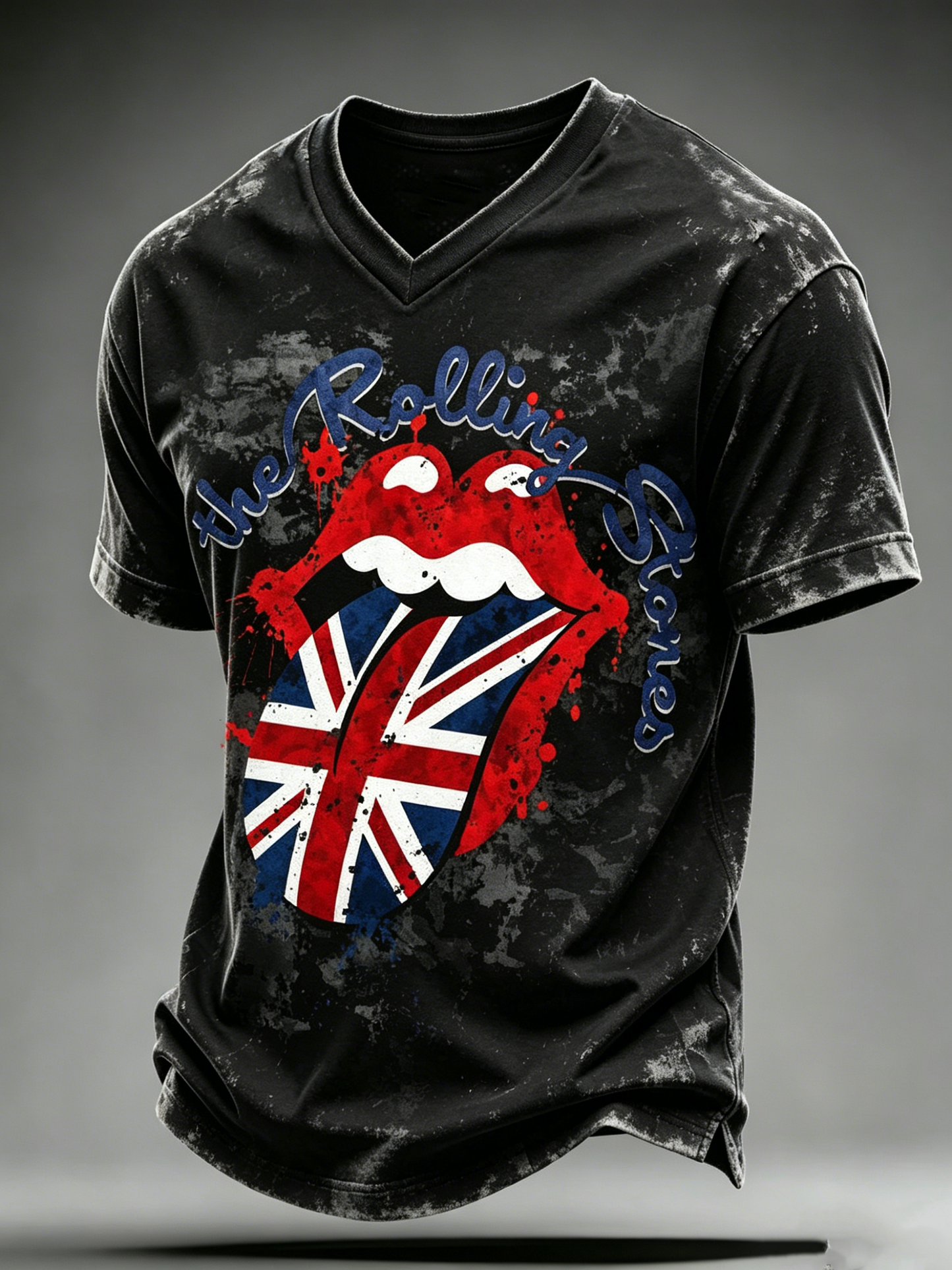 Men's British Rock Band Print Casual T-Shirt