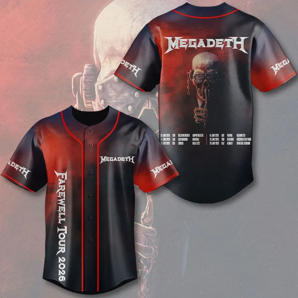 Men's American Thrash Metal Band Print Shirt