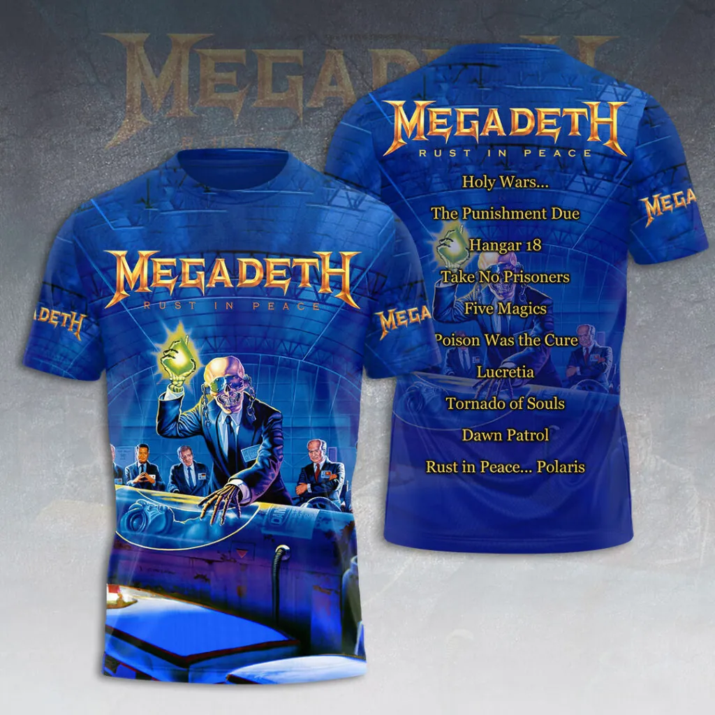 Men's American Thrash Metal Band Short-Sleeve T-Shirt
