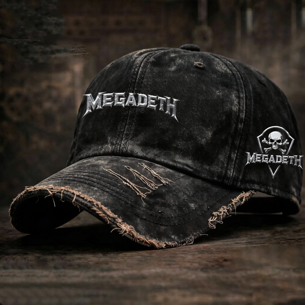 Women's Casual American Thrash Metal Band Print Baseball Cap