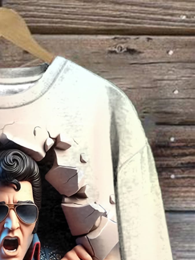 Women's Music King Print Sweatshirt