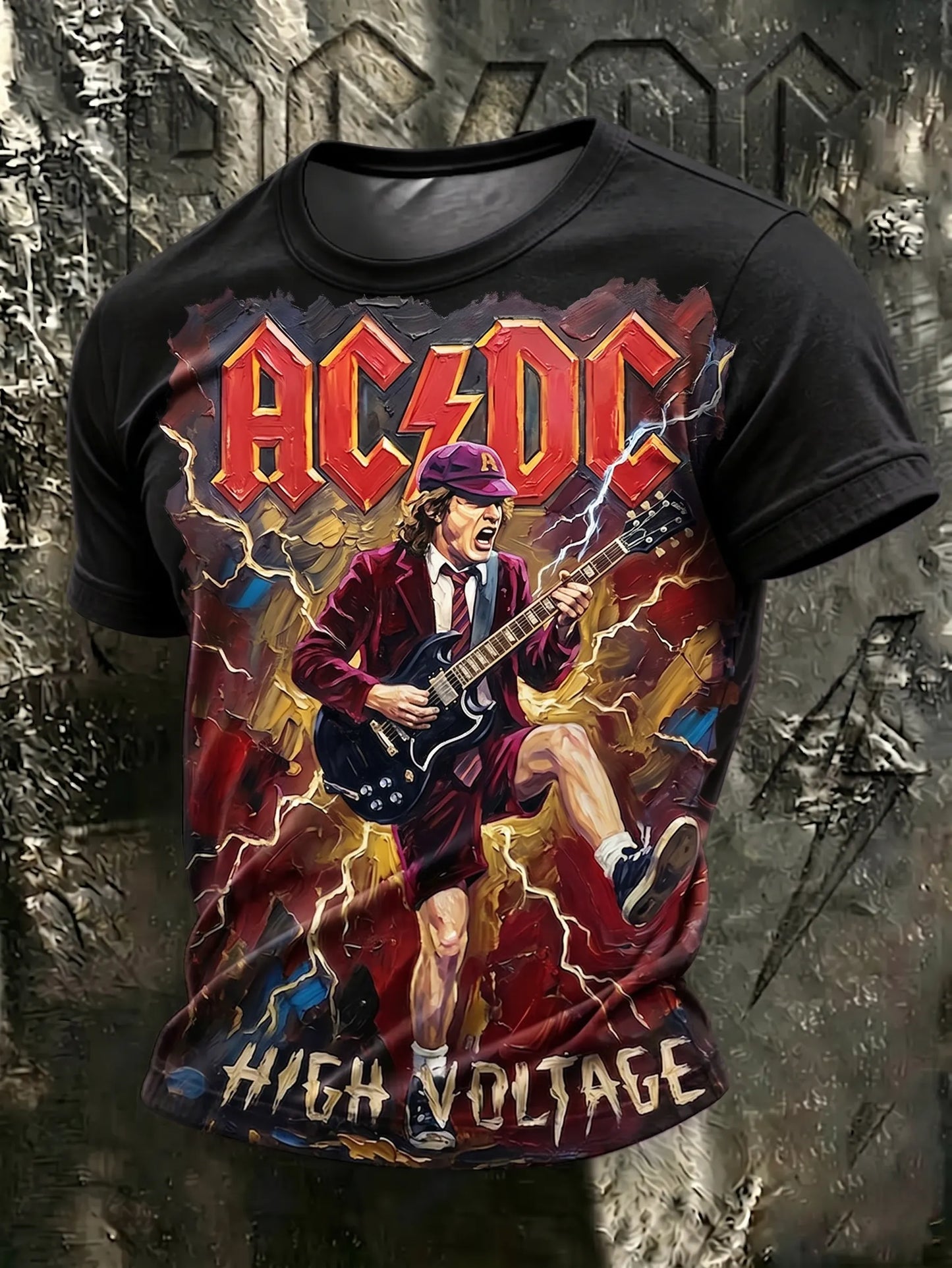 AC/DC Rock Band Fan Retro T-Shirt
