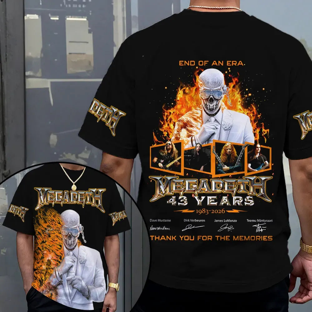 Men's American Thrash Metal Band Short-Sleeve T-Shirt