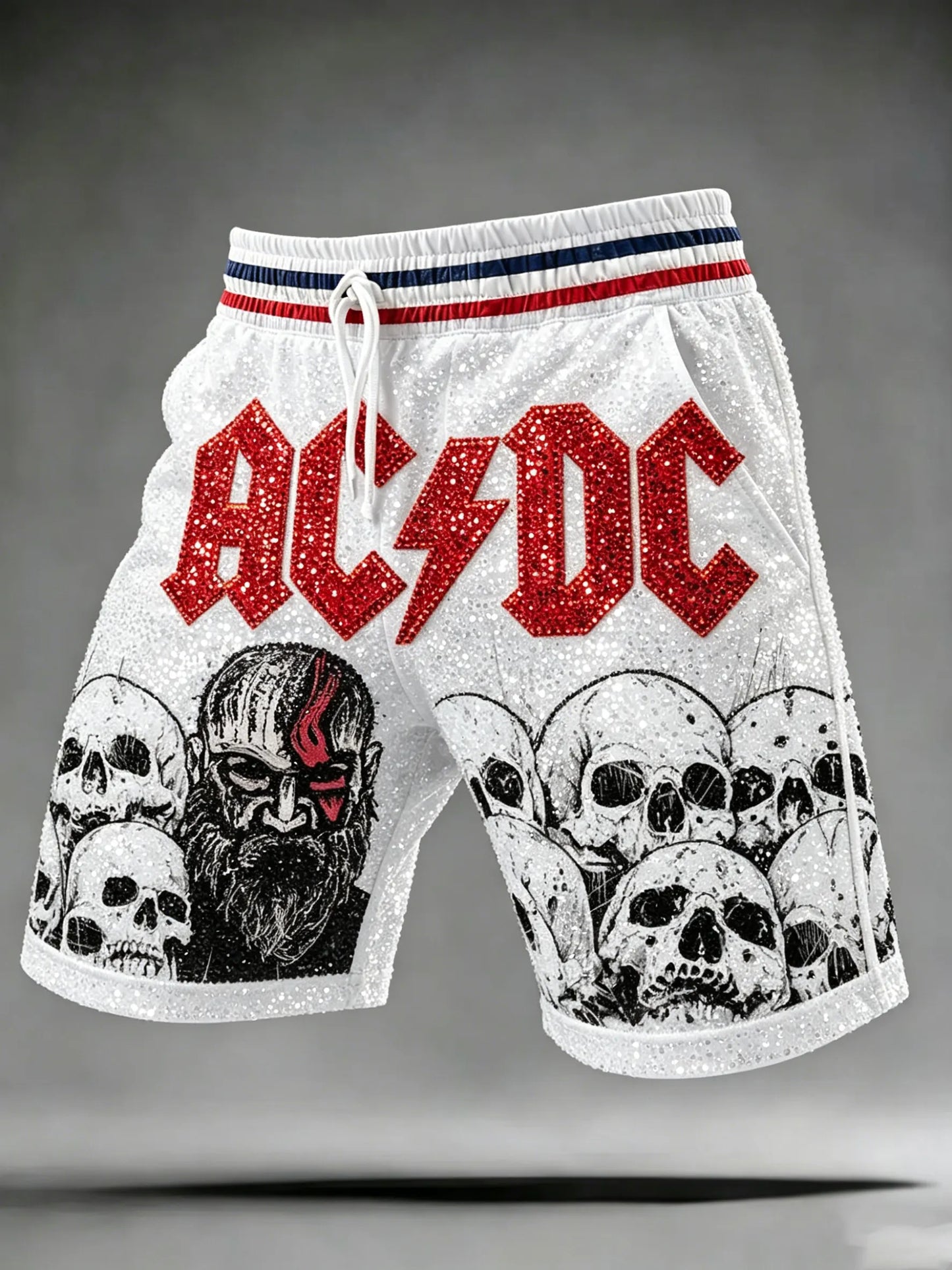 Men's ACDC Print Casual Shorts