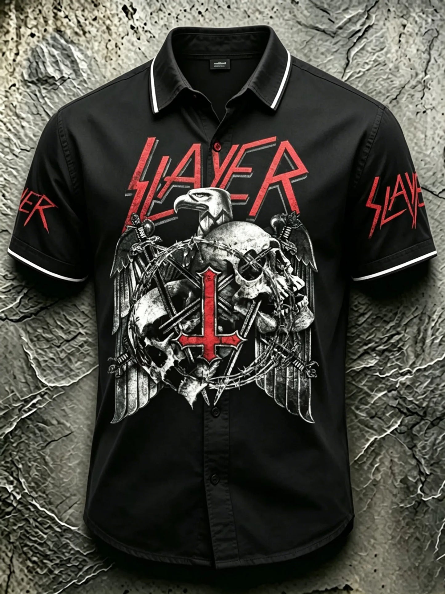 Men's Slayer Fans Print Shirt
