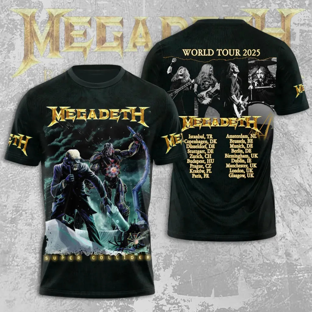 Men's American Thrash Metal Band Short-Sleeve T-Shirt