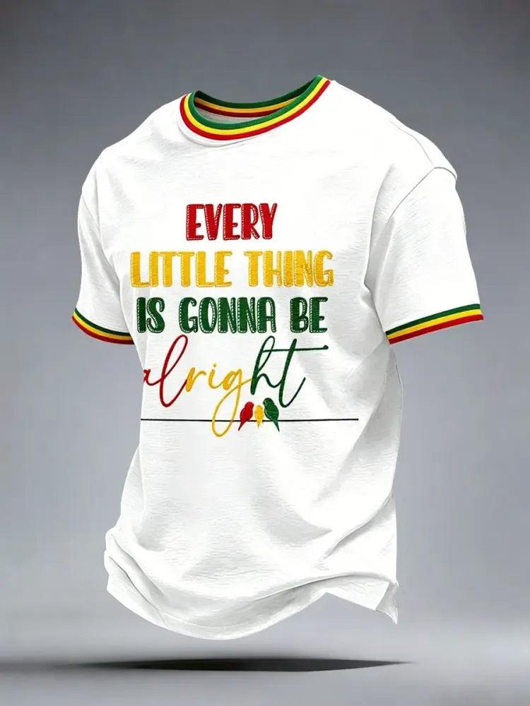 Men's Reggae Music Art Print T-Shirt
