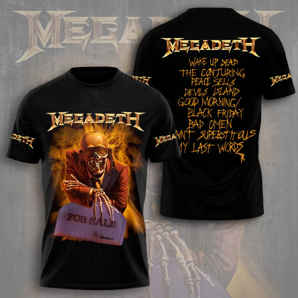 Men's American Thrash Metal Band Short-Sleeve T-Shirt