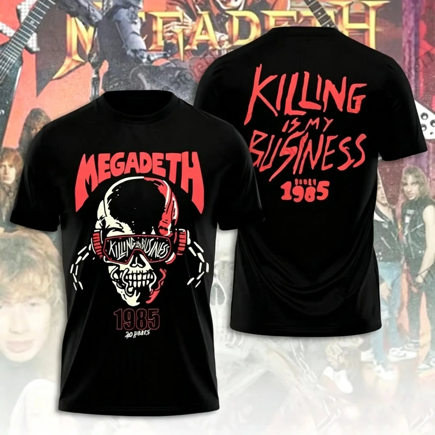 Men's American Thrash Metal Band Short-Sleeve T-Shirt