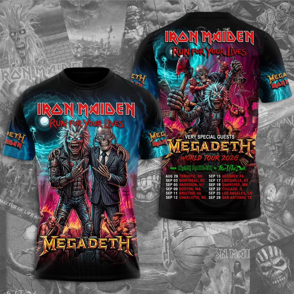 Men's American Thrash Metal Band Short-Sleeve T-Shirt