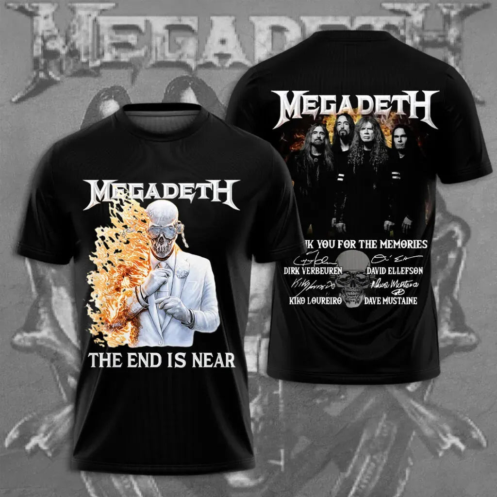 Men's American Thrash Metal Band Short-Sleeve T-Shirt