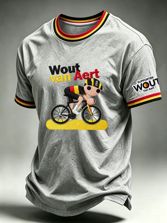Men's Casual Printed Short-Sleeve T-Shirt
