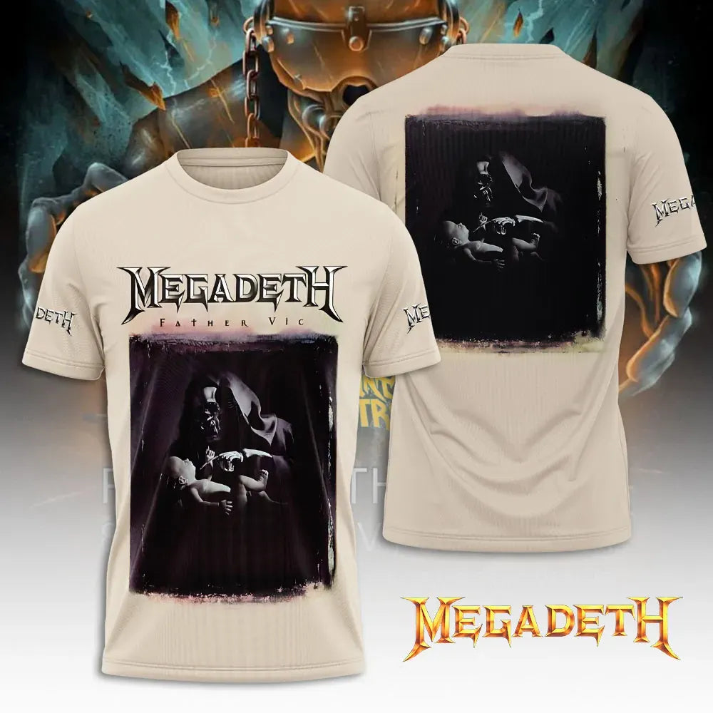 Men's American Thrash Metal Band Short-Sleeve T-Shirt