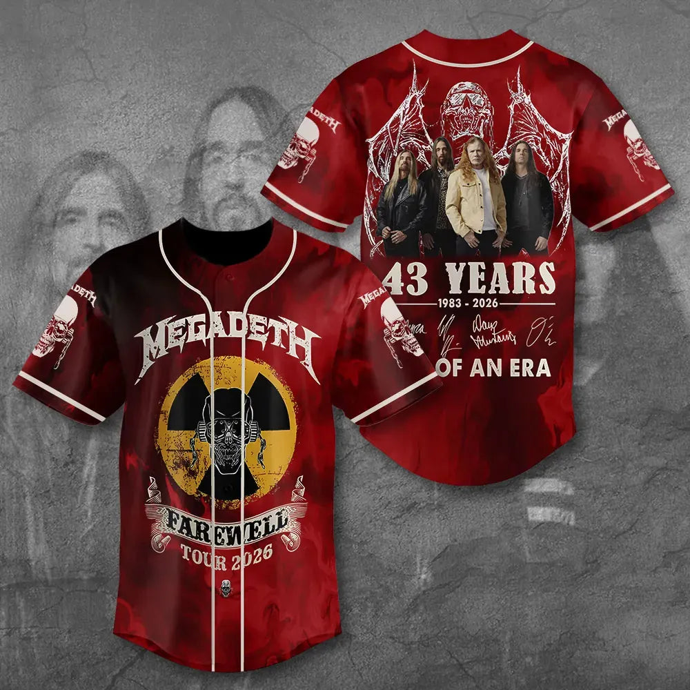 Men's American Thrash Metal Band Print Shirt