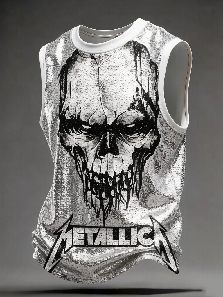 Men's Metallica Fans Print Tank Top