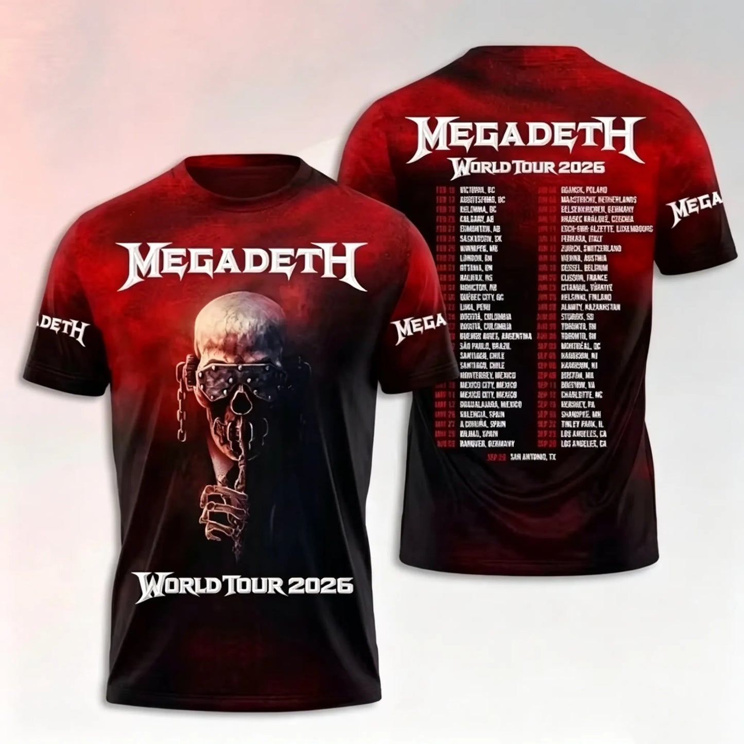 Men's American Thrash Metal Band Short-Sleeve T-Shirt