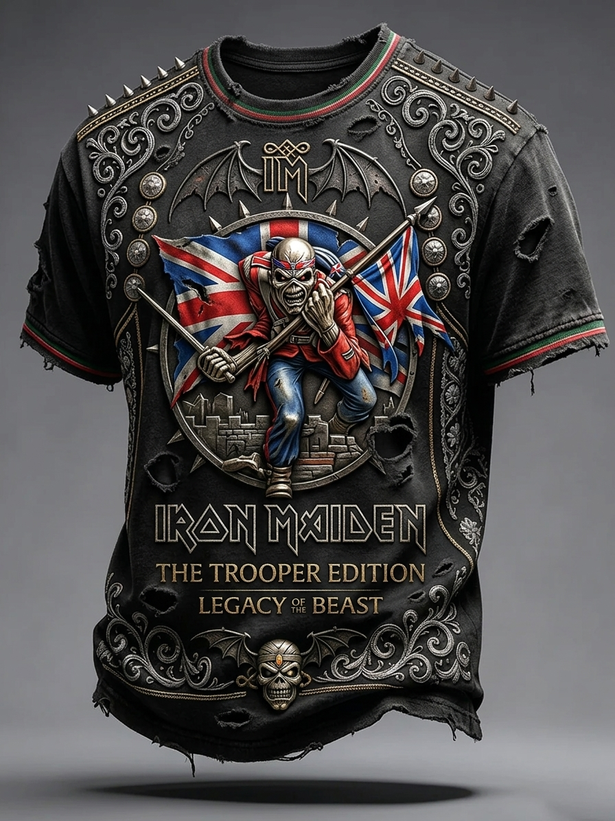 Vintage Iron Maiden Rock T-shirt