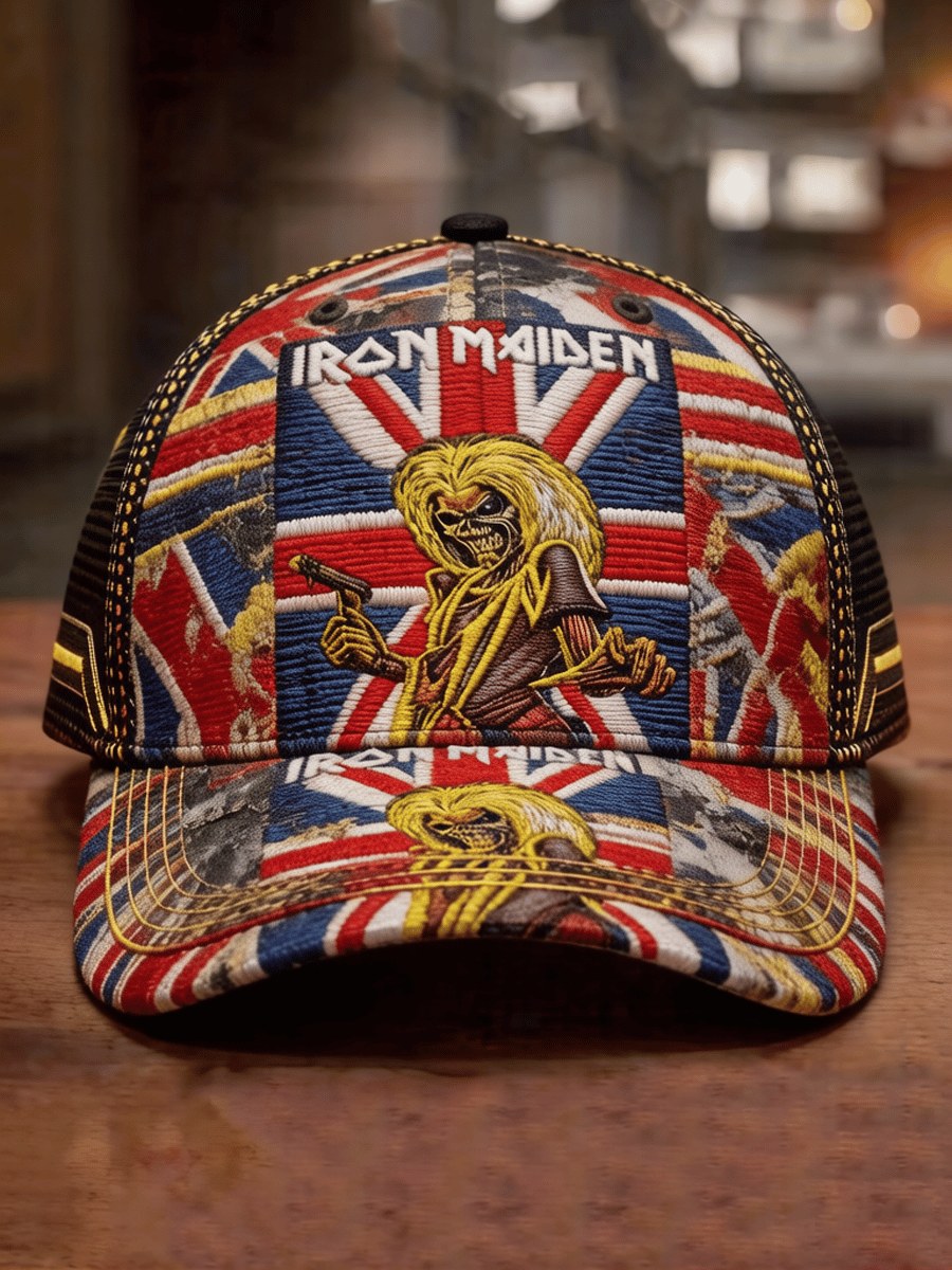 Unisex England Heavy Metal Band 2026 Tour Print Baseball Cap